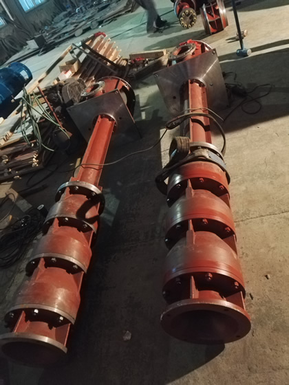 立式长轴泵(立式斜流泵)电机支座的安装
